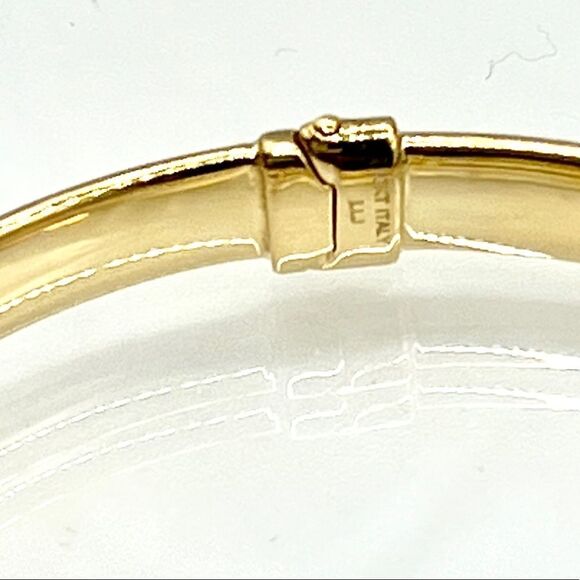New 10K Yellow Gold 5.9mm Bangle - Picture 7 of 9